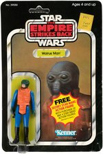 STAR WARS: THE EMPIRE STRIKES BACK - WALRUS MAN ACTION FIGURE ON 21 BACK-A CARD.