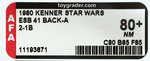 STAR WARS: THE EMPIRE STRIKES BACK - 2-1B 41 BACK-A AFA 80+ NM.