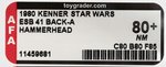 STAR WARS: THE EMPIRE STRIKES BACK - HAMMERHEAD 41 BACK-A AFA 80 NM+.