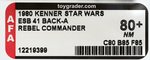 STAR WARS: THE EMPIRE STRIKES BACK - REBEL COMMANDER 41 BACK-A AFA 80+ NM.