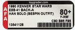 STAR WARS: THE EMPIRE STRIKES BACK - HAN SOLO (BESPIN OUTFIT) 41 BACK-A AFA 80+Y-NM.