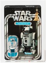 STAR WARS - ARTOO-DETOO (R2-D2) ACTION FIGURE ON 21 BACK-B CARD AFA 70 EX+.