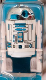 STAR WARS - ARTOO-DETOO (R2-D2) ACTION FIGURE ON 21 BACK-B CARD AFA 70 EX+.