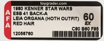 STAR WARS: THE EMPIRE STRIKES BACK - LEIA (HOTH OUTFIT) ACTION FIGURE ON 41 BACK-A CARD AFA 60 EX.