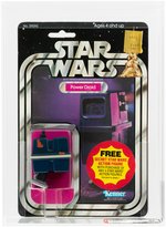 STAR WARS - POWER DROID ACTION FIGURE ON 21 BACK-C CARD AFA 80 NM.