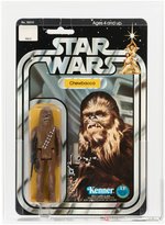 STAR WARS - CHEWBACCA 12 BACK-A AFA 75 EX+/NM (SKU ON FOOTER).