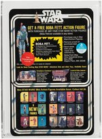 STAR WARS - GREEDO ACTION FIGURE ON 20 BACK-H CARD AFA 75 EX+/NM.