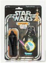 STAR WARS - DARTH VADER ACTION FIGURE ON 20 BACK-G CARD AFA 75+ EX+/NM.