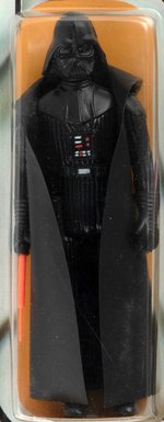 STAR WARS - DARTH VADER ACTION FIGURE ON 20 BACK-G CARD AFA 75+ EX+/NM.