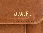 J. WILLIAM FULBRIGHT PERSONAL TRAVEL BAG AND ATTACHÉ CASE.