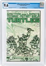 TEENAGE MUTANT NINJA TURTLES #4 1985 CGC 9.6 NM+.