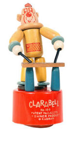 "CLARABELL" PUSH-PUPPET BY KOHNER.