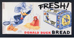 "DONALD DUCK BREAD" STORE SIGN & AD PROOF.