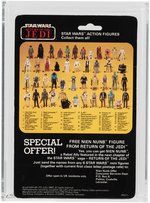 PALITOY STAR WARS: RETURN OF THE JEDI - AT-AT DRIVER 45 BACK-C CARD AFA 80 NM.