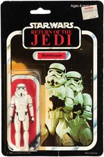 PALITOY STAR WARS: RETURN OF THE JEDI - STORMTROOPER 65 BACK-D CARD.