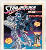 G.I. JOE STAR BRIGADE ARMOR-BOT SERIES 1 AFA 85 NM+.