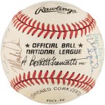 CY YOUNG AWARD WINNERS MULTI-SIGNED BASEBALL.