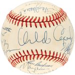 MLB MVPs MULTI-SIGNED BASEBALL.