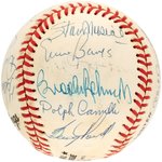 MLB MVPs MULTI-SIGNED BASEBALL.