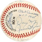 MLB MVPs MULTI-SIGNED BASEBALL.