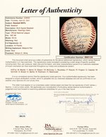 MLB MVPs MULTI-SIGNED BASEBALL.