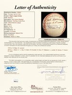 NEGRO LEAGUE STARS MULTI-SIGNED BASEBALL WITH WILLIE MAYS (HOF).