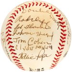 NEGRO LEAGUE STARS MULTI-SIGNED BASEBALL WITH MONTE IRVIN (HOF).