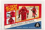 PALITOY ACTION FORCE ESCAPE ARMOUR + RED SHADOW 33 BACK UKG 80%.