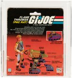 G.I. JOE FLAME THROWER PAC RAT AFA 85 SERIES 2 NM+.