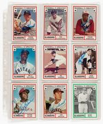 1982 TCMA BASEBALL'S GREATEST HITTERS/PITCHERS/SLUGGERS CARD SETS W/61 AUTOGRAPHED- MANY BY HALL OF FAME MEMBERS.