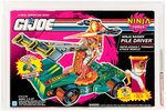 G.I. JOE NINJA FORCE PILE DRIVER SERIES 12 AFA 85 NM+.