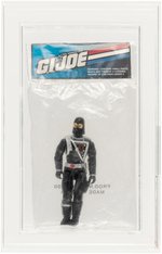 G.I. JOE BAGGED COBRA COMMANDER CHUCK-E-CHEESE/SHOWBIZ PIZZA AFA 75 EX+/NM.