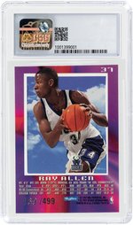 1996-97 E-X2000 CREDENTIALS #37 RAY ALLEN (HOF) ROOKIE CARD CSG 8 NM/MT.