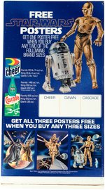 STAR WARS PROCTOR & GAMBLE PROMOTIONAL POSTER DISPLAY & POSTERS.