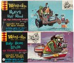 WEIRD-OHS FREDDY FLAMEOUT MODEL KIT GROUP OF FIVE DIFFERENT FACTORY SEALED BOXES.