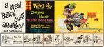 HAWK WEIRD-OHS "A NEW BATCH JUST ARRIVED!" FEATURING DRAG HAG MODEL KIT STORE PROMOTIONAL WINDOW POSTER.