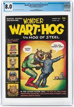 WONDER WART-HOG THE HOG OF STEEL #1 & #2 CGC PAIR.