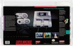 SUPER NINTENDO ENTERTAINMENT SYSTEM SUPER SET W/SUPER MARIO WORLD GOLD LEVEL VGA 85+ Q-NM+.