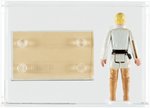 STAR WARS - LOOSE ACTION FIGURE/TAIWAN LUKE SKYWALKER ENGINEERING PILOT WITH KENNER EMPLOYEE BUSINESS CARD CAS 70.