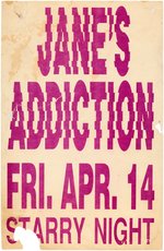 JANE'S ADDICTION 1989 PORTLAND CONCERT POSTER.