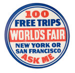 1939 WORLD'S FAIR INFORMATION OFFER.