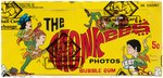 THE MONKEES SECOND SERIES FULL GUM CARD DISPLAY BOX (BBCE CERTIFIED - YELLOW BOX VARIETY).