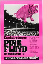HISTORIC PINK FLOYD MONTREAL CANADA 1977 CONCERT POSTER "IN THE FLESH" TOUR.