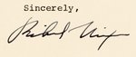 RICHARD NIXON SIGNED 1975 LETTER ON SAN CLEMENTE, CA STATIONERY.