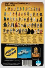 STAR WARS: RETURN OF THE JEDI REE-YEES 65 BACK-A CARDED ACTION FIGURE.