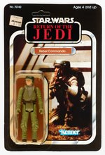 STAR WARS: RETURN OF THE JEDI - REBEL COMMANDO 65 BACK-A CARDED ACTION FIGURE.