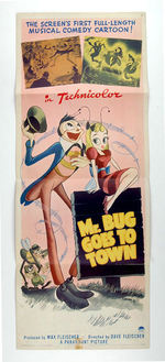 "MR. BUG GOES TO TOWN" MAX FLEISCHER 1941 MOVIE INSERT.