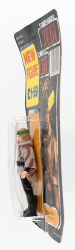 PALITOY STAR WARS: RETURN OF THE JEDI - LUKE SKYWALKER (BATTLE PONCHO) TRI-LOGO 70 BACK-D CARDED ACTION FIGURE.