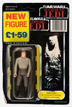 PALITOY STAR WARS: RETURN OF THE JEDI - HAN SOLO (CARBONITE) TRI-LOGO 70 BACK-D CARDED ACTION FIGURE.