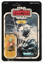 STAR WARS: THE EMPIRE STRIKES BACK - YODA 32 BACK-B CARDED ACTION FIGURE.